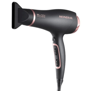 Secador de Cabelo Mondial SC-37 Black Rose 2000W 2 Velocidades