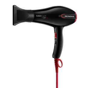 Secador de Cabelo Mondial Turbo Color Red SC-41 1900W 2 Velocidades