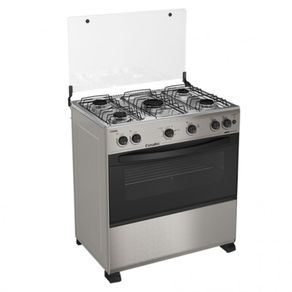 Fogão 5 Bocas Esmaltec Automático Caribe Inox - Bivolt