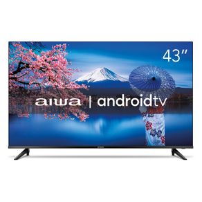 Smart TV 43" Full HD Aiwa AWS-TV-43-BL-02-A Wi-fi 2 HDMI - Bivolt