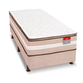 Cama Box Solteiro Conjugada Avance 88X188 Bege Reconflex